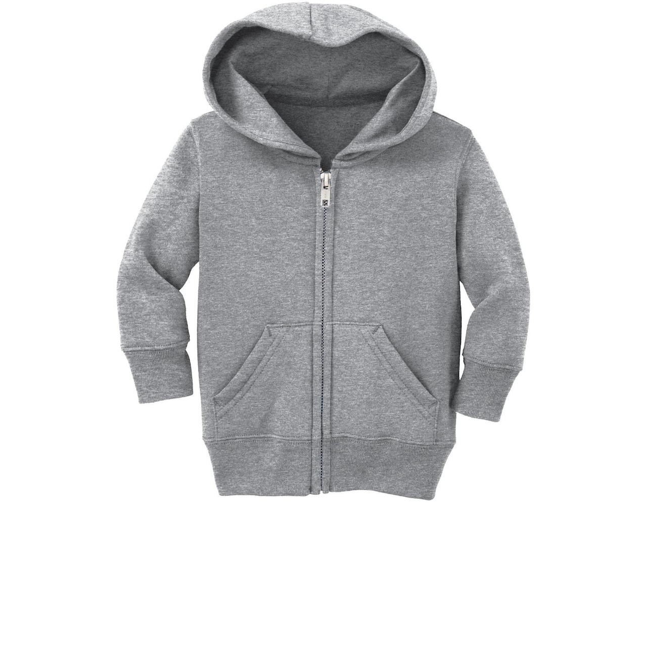 Port & Company® Core Fleece Full-Zip Hooded Infant Sweatshirt